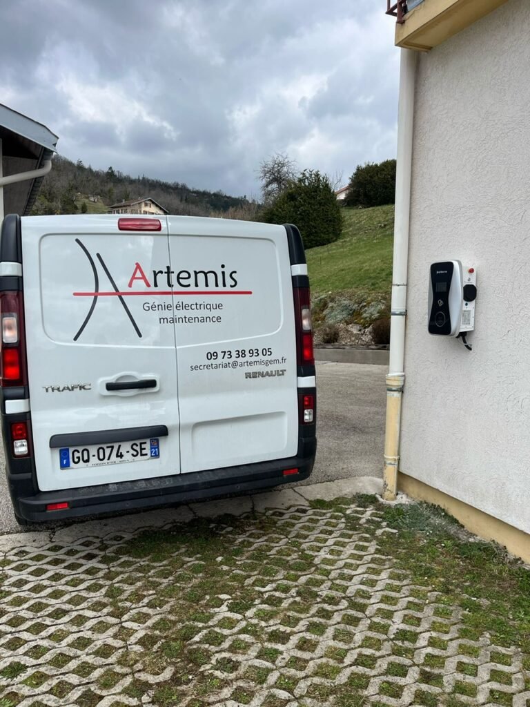 Véhicule de société avec logo