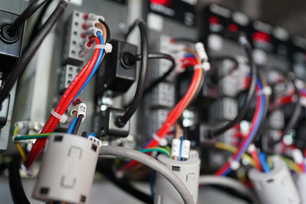 Technicien Artemis effectuant un diagnostic électrique.